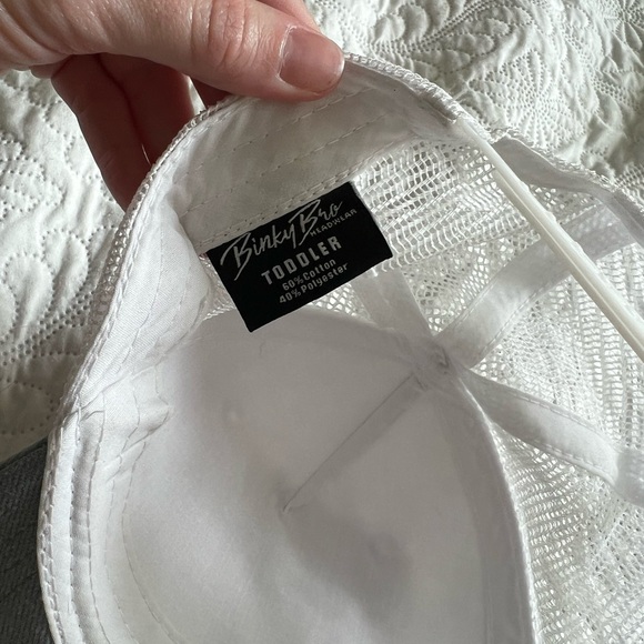 BinkyBro White Toddler Hat - Picture 2 of 3